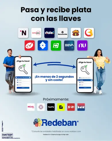 Piloto de transferencias entre personas con llaves