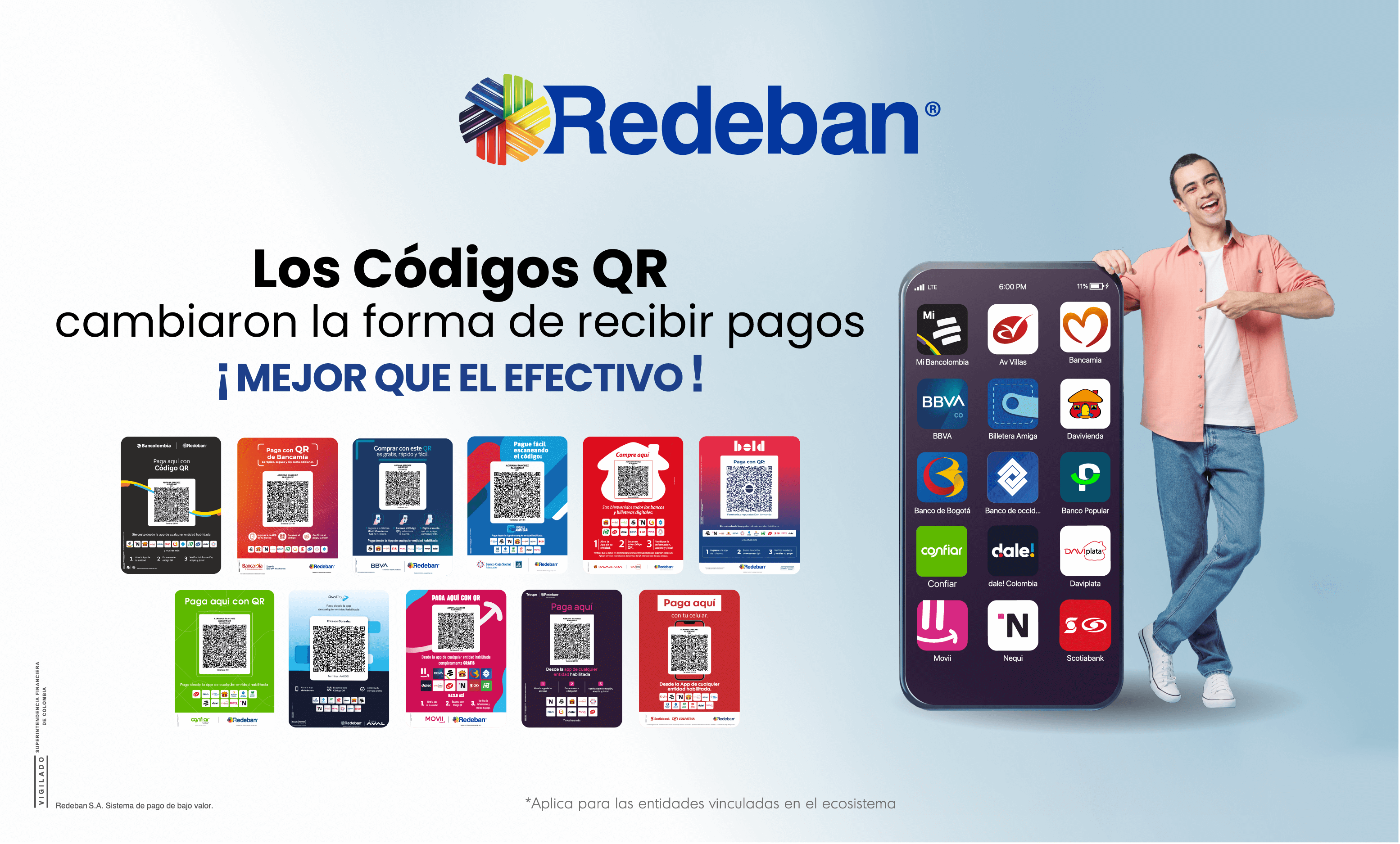 Pago con Código QR Redeban