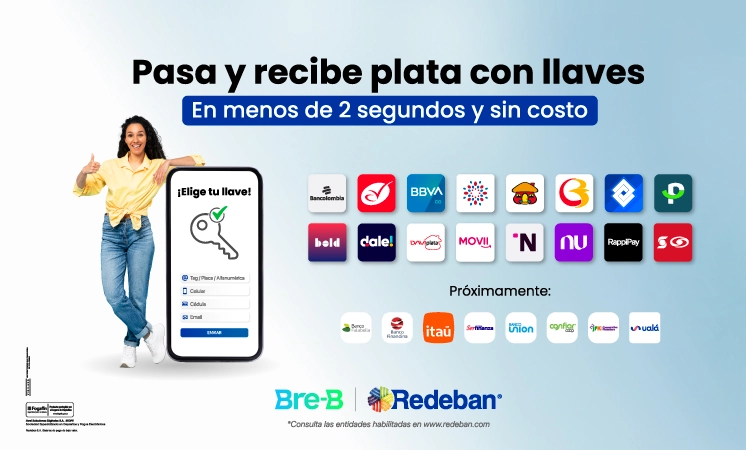 Piloto de transferencias con Llaves Redeban - Próximamente Bre-B 