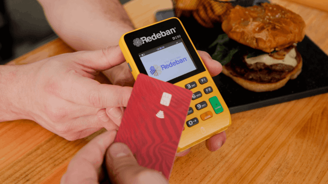 Datáfono amarillo MiniPRO Redeban